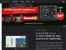 Tablet Screenshot of coyotesystems.lu