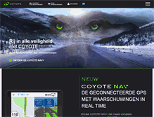 Tablet Screenshot of coyotesystems.nl
