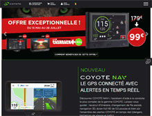 Tablet Screenshot of coyotesystems.be