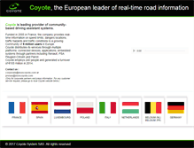 Tablet Screenshot of coyotesystems.eu